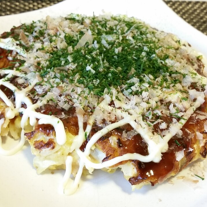 子供に食べさせたい!野菜たっぷり☆お好み焼き